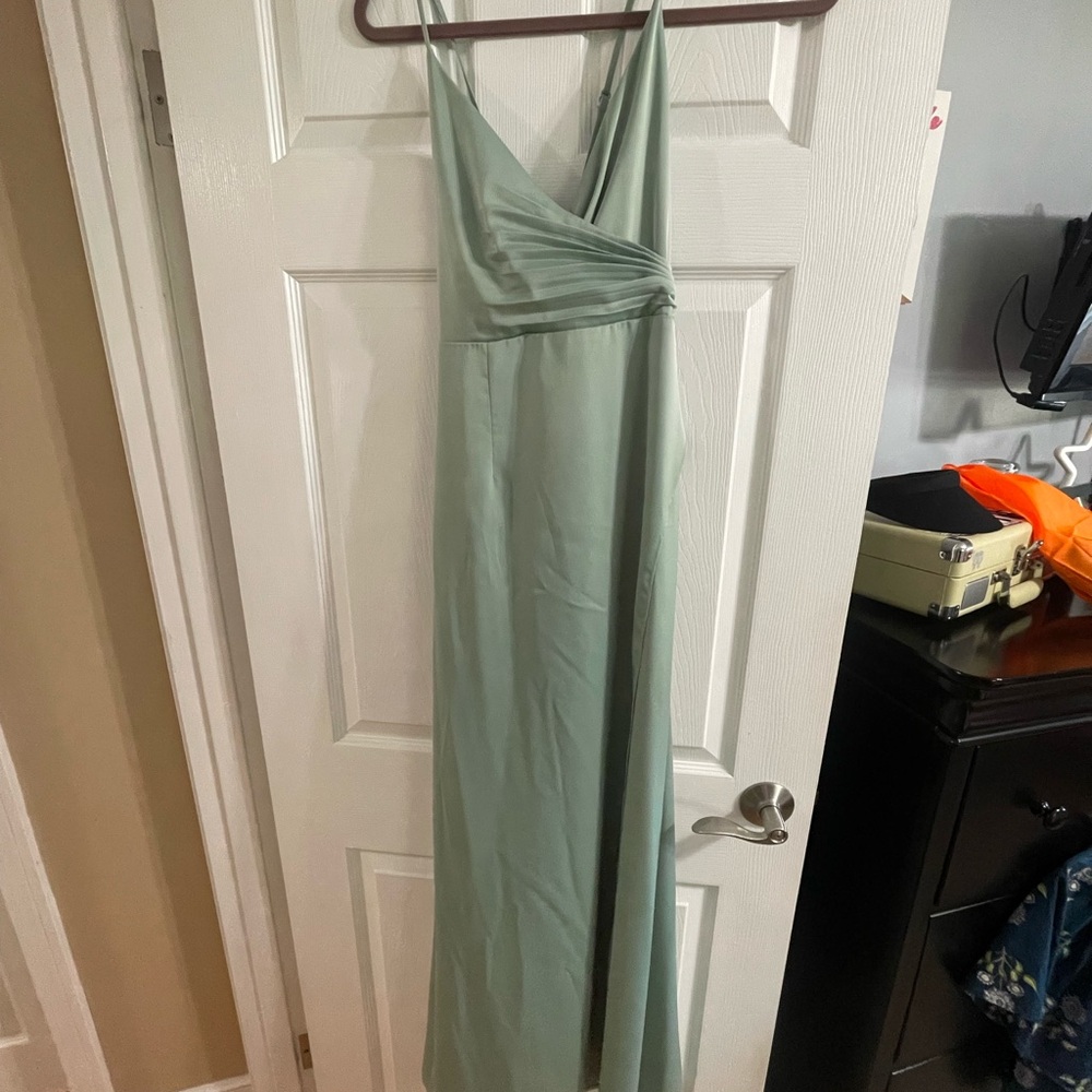 Lulu's Green Maxi Dress